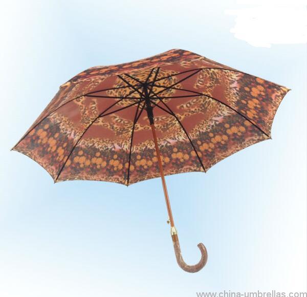 wooden umbrella